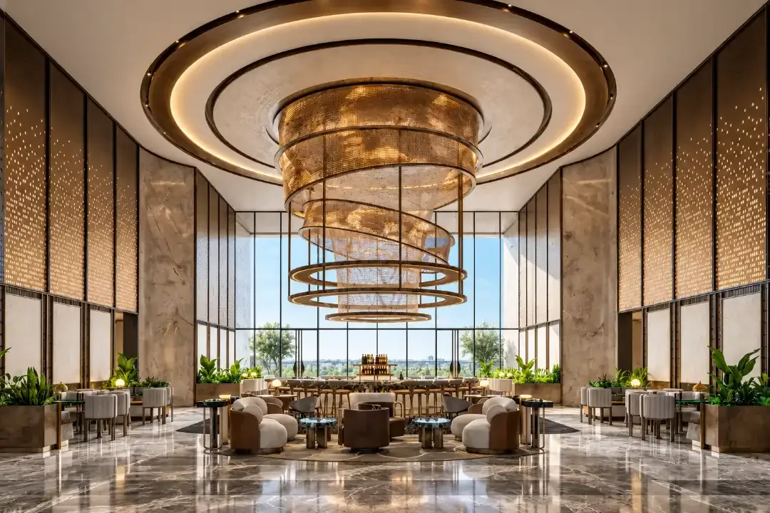 Embassy Citadel Worli grand guest lobby
